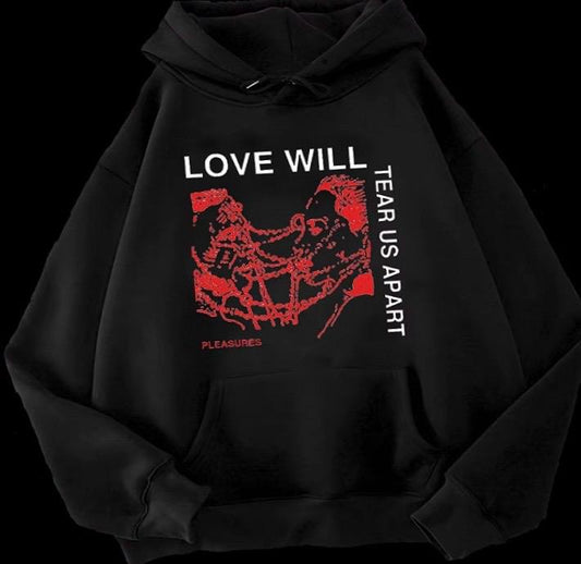 Love will tear us apart hoodie